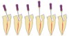 Fig. 11 Images using traditional round burs demonstrate the futility of file insertion. An irregular, parallel-sided access 