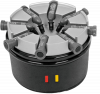 (1.) Example of a “warm-and-transfer” composite compule warmer.