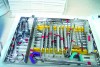 (2.) Instrument cassettes allow aseptic presentation of instruments chairside. Maintaining Sterility
